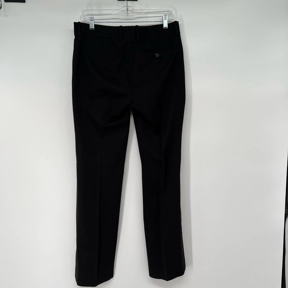 J. Crew Campbell Trouser Women's Size 6 Black Capri Straight Leg Cotton Stretch - Picture 3 of 9
